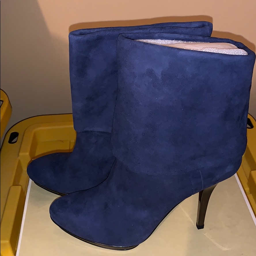 Inc Blue Brand New Boots Sz 8 Retail 129